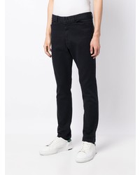 Pantalon chino brodé noir N°21