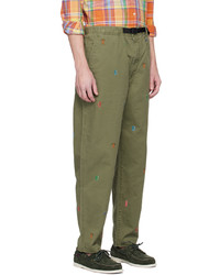 Pantalon chino brodé olive Polo Ralph Lauren
