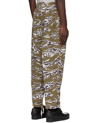 Pantalon chino camouflage olive South2 West8