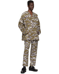 Pantalon chino camouflage olive South2 West8