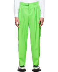 Pantalon chino chartreuse King & Tuckfield