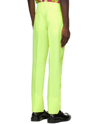 Pantalon chino chartreuse Versace