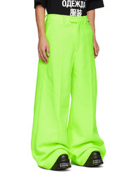 Pantalon chino chartreuse Vetements