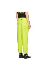 Pantalon chino chartreuse Nomenklatura Studio