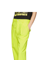 Pantalon chino chartreuse Nomenklatura Studio