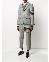 Pantalon chino écossais gris Thom Browne