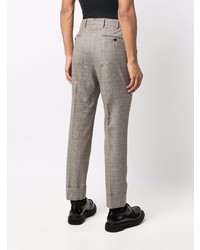 Pantalon chino écossais gris Pt01
