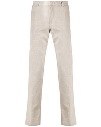 Pantalon chino en chambray beige