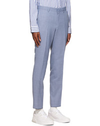 Pantalon chino en laine bleu clair Hugo