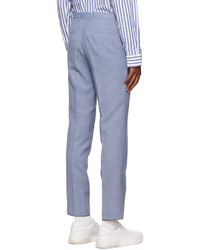 Pantalon chino en laine bleu clair Hugo