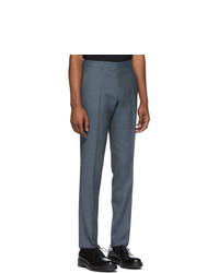 Pantalon chino en laine bleu marine BOSS