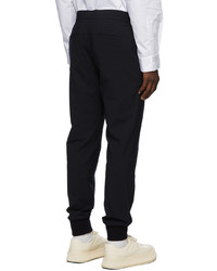 Pantalon chino en laine bleu marine Wooyoungmi