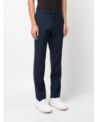 Pantalon chino en laine bleu marine Sandro