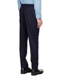 Pantalon chino en laine bleu marine Officine Generale