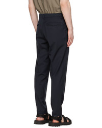 Pantalon chino en laine bleu marine Barena