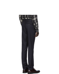 Pantalon chino en laine bleu marine Officine Generale