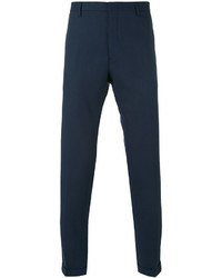 Pantalon chino en laine bleu marine Paul Smith