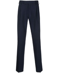 Pantalon chino en laine bleu marine PT TORINO