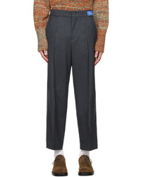 Pantalon chino en laine gris foncé Ader Error