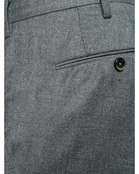 Pantalon chino en laine gris foncé Pt01