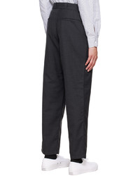 Pantalon chino en laine gris foncé Nanamica