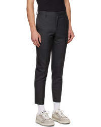 Pantalon chino en laine gris foncé Harmony