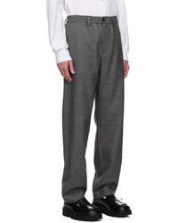 Pantalon chino en laine gris foncé Marni