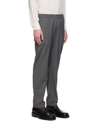 Pantalon chino en laine gris foncé Barena