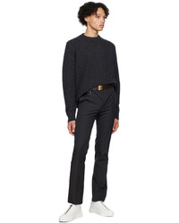 Pantalon chino en laine gris foncé Givenchy