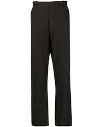 Pantalon chino en laine gris foncé YMC