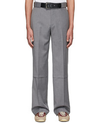 Pantalon chino en laine gris Commission