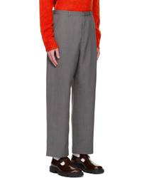 Pantalon chino en laine gris Acne Studios