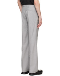 Pantalon chino en laine gris Heliot Emil