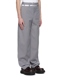 Pantalon chino en laine gris Y/Project