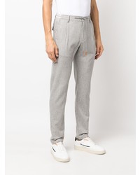 Pantalon chino en laine gris Eleventy