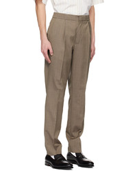 Pantalon chino en laine marron Barena