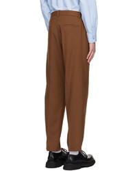 Pantalon chino en laine marron Another Aspect