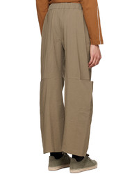 Pantalon chino en laine marron SAGE NATION