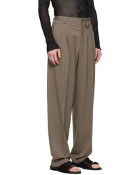 Pantalon chino en laine marron Maiden Name