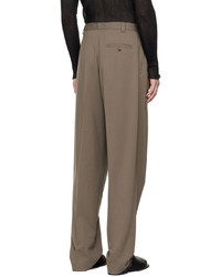 Pantalon chino en laine marron Maiden Name