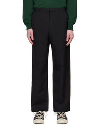 Pantalon chino en laine noir Acne Studios