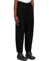 Pantalon chino en laine noir Ader Error