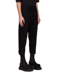 Pantalon chino en laine noir Rick Owens