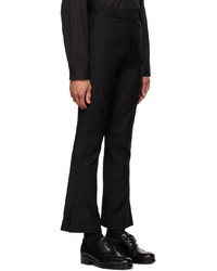 Pantalon chino en laine noir Cornerstone