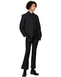 Pantalon chino en laine noir Cornerstone