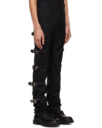 Pantalon chino en laine noir Johnlawrencesullivan