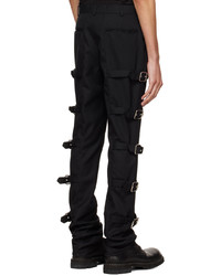 Pantalon chino en laine noir Johnlawrencesullivan