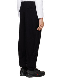 Pantalon chino en laine noir Comme Des Garcons Homme Plus