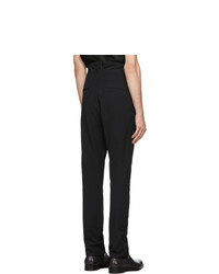 Pantalon chino en laine noir Deepti