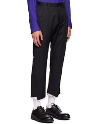 Pantalon chino en laine noir Sulvam